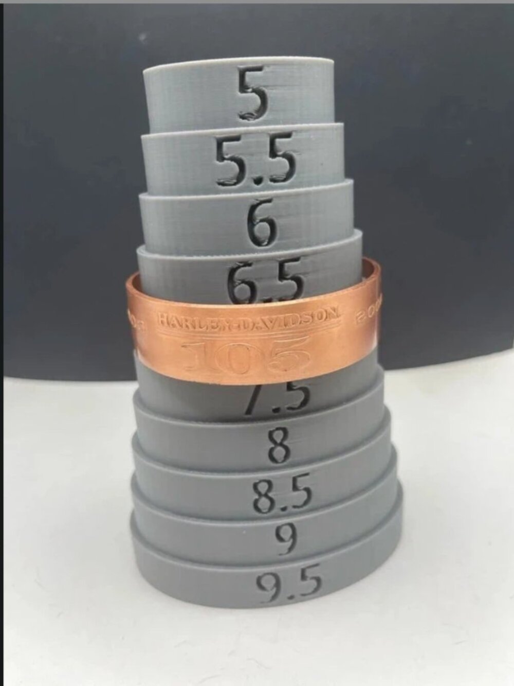 2008 Harley-Davidson 105th Anniversary Commemorative Copper Cuff Bracelet